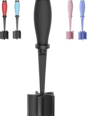 Meat Chopper, 5 Curve Blades Ground Beef Masher, Heat Resistant Meat Masher Tool for Hamburger Meat, Ground Beef, Turkey and More, Nylon Hamburger Chopper Utensil Non-scratch Utensils