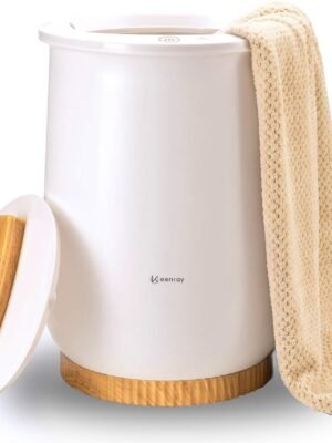 Keenray Towel Warmer, Luxury Towel Warmer Bucket, Large Towel Warmer for Bathroom, Auto Shut Off, Fits Up to Two 40"X70" Oversized Towels, Bathrobes, Blankets, PJ's and More, CL1