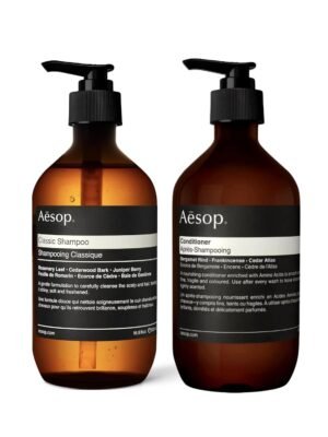 Aesop Classic Shampoo & Conditioner Set | Adds Shine, Hydration, Softness to Hair | 500 mL / 16.9 oz